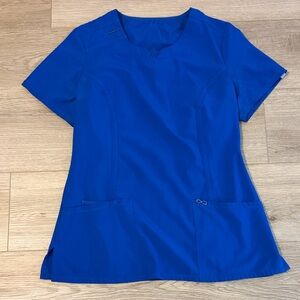 Women's Royal Blue Short Sleeve Top